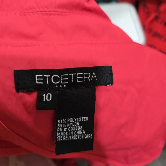 Women's Red Ruffle Jacket - Picture 5 of 7